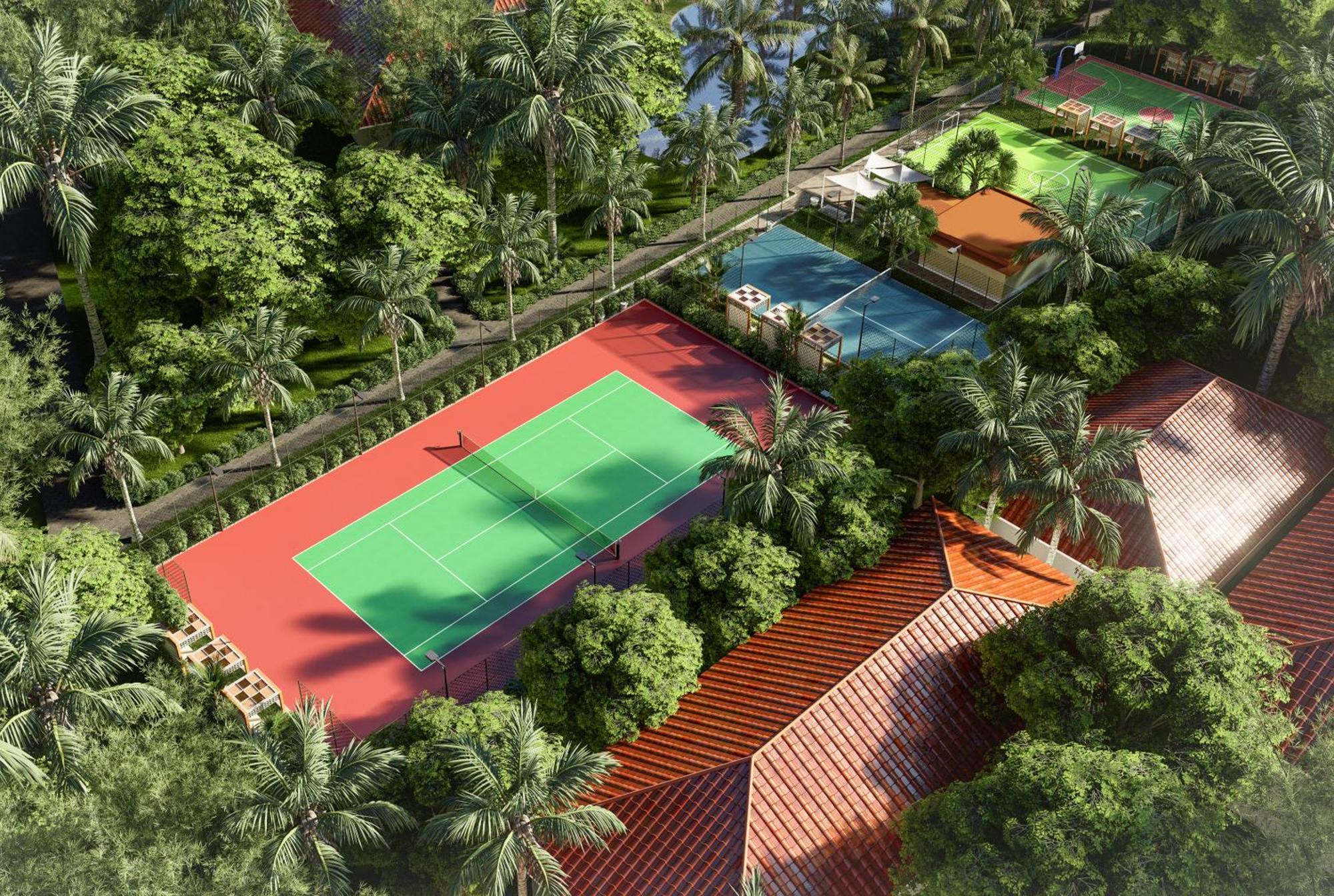 Paradisus By Melia Bali Nusa Dua  Esterno foto Tennis courts at the resort