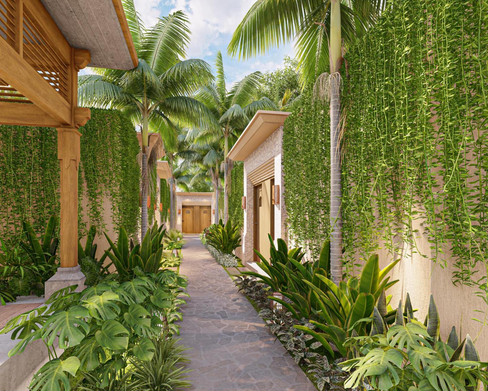 Paradisus By Melia Bali Nusa Dua  Esterno foto 3D rendering of a tropical resort